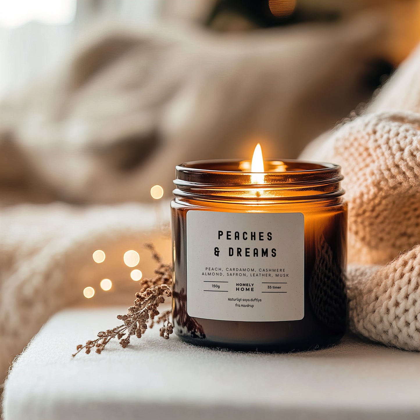 Peaches & Dreams Scented Candle