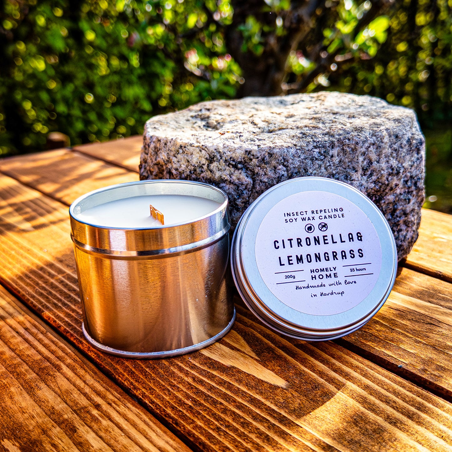 Citronella & Lemongrass Insect Repellent Scented Candle