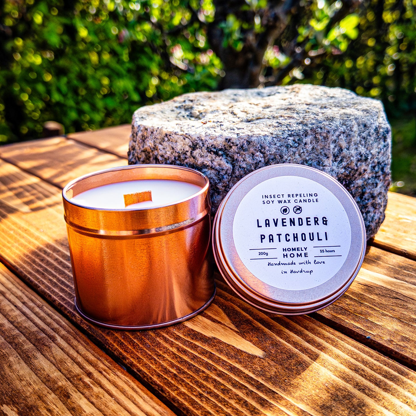 Lavender & Patchouli Insect Repellent Scented Candle