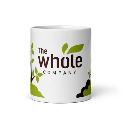 TWC White glossy mug