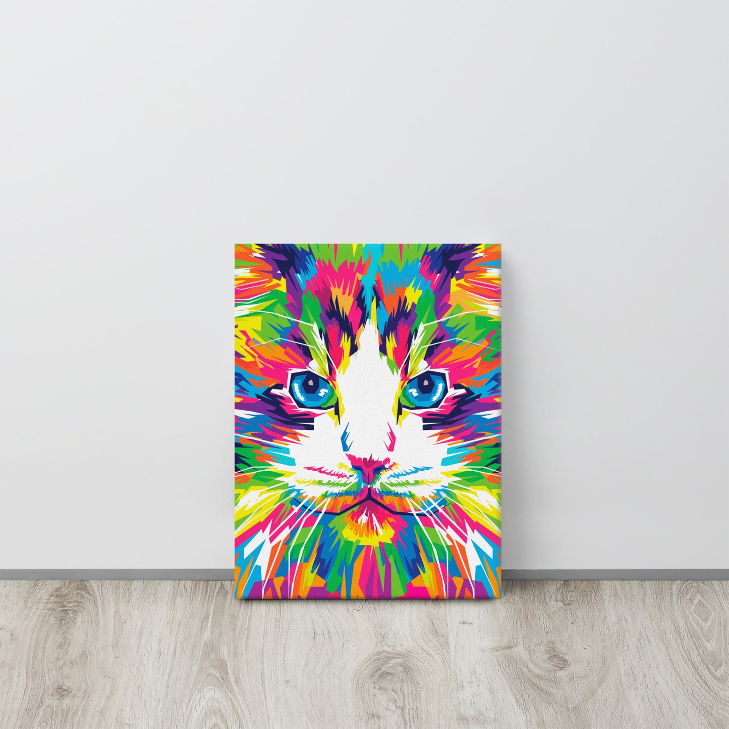 Colorful Cat Canvas