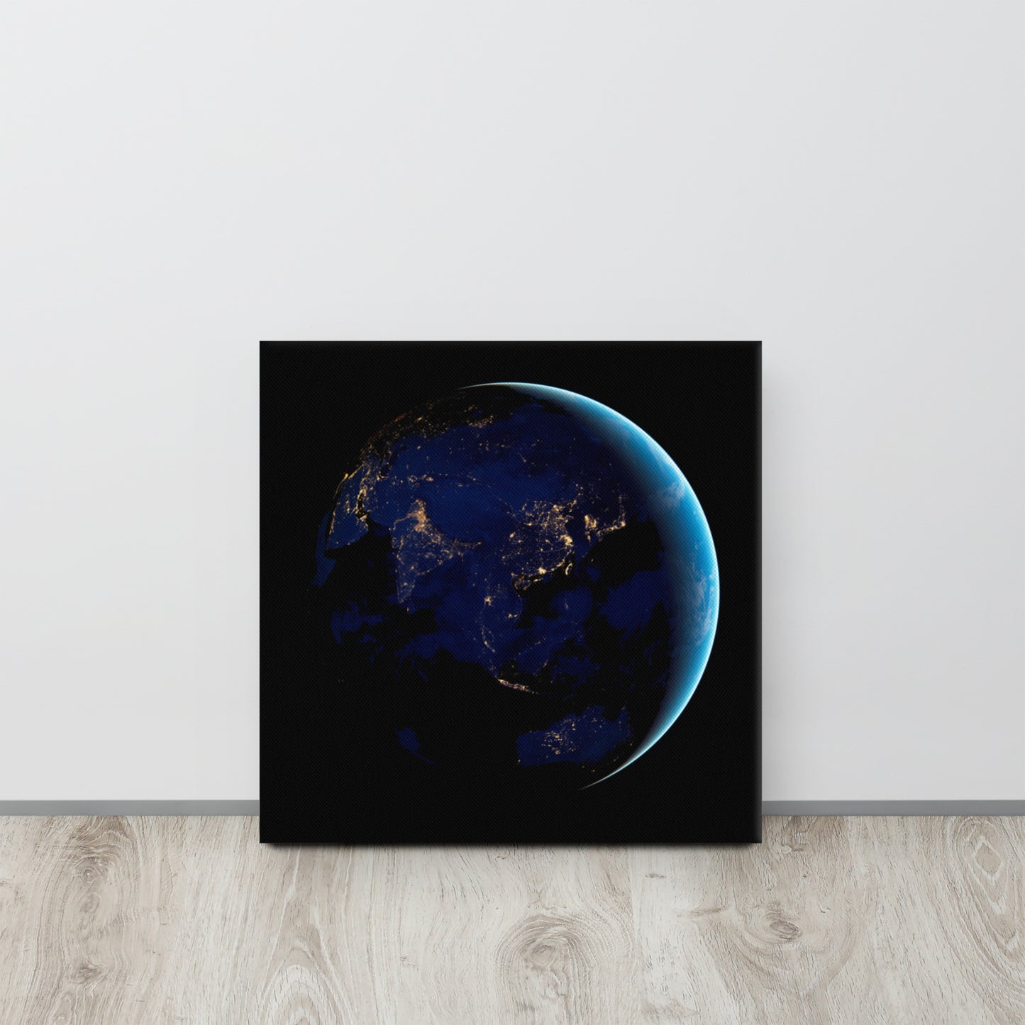 Illuminated Earth Canvas