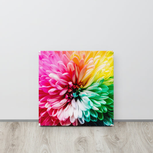 Color Flower Canvas