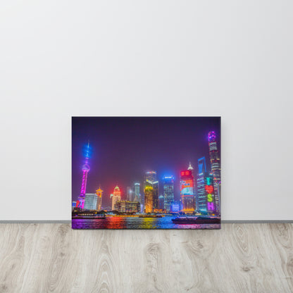 Shanghai Nights Canvas