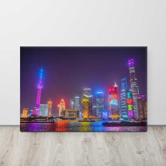 Shanghai Nights Canvas