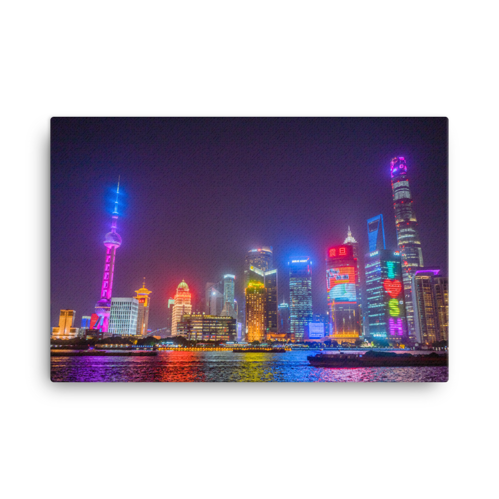 Shanghai Nights Canvas