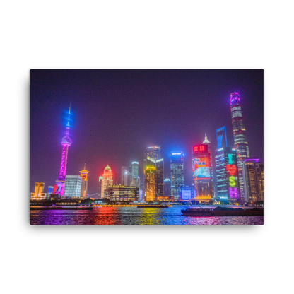 Shanghai Nights Canvas