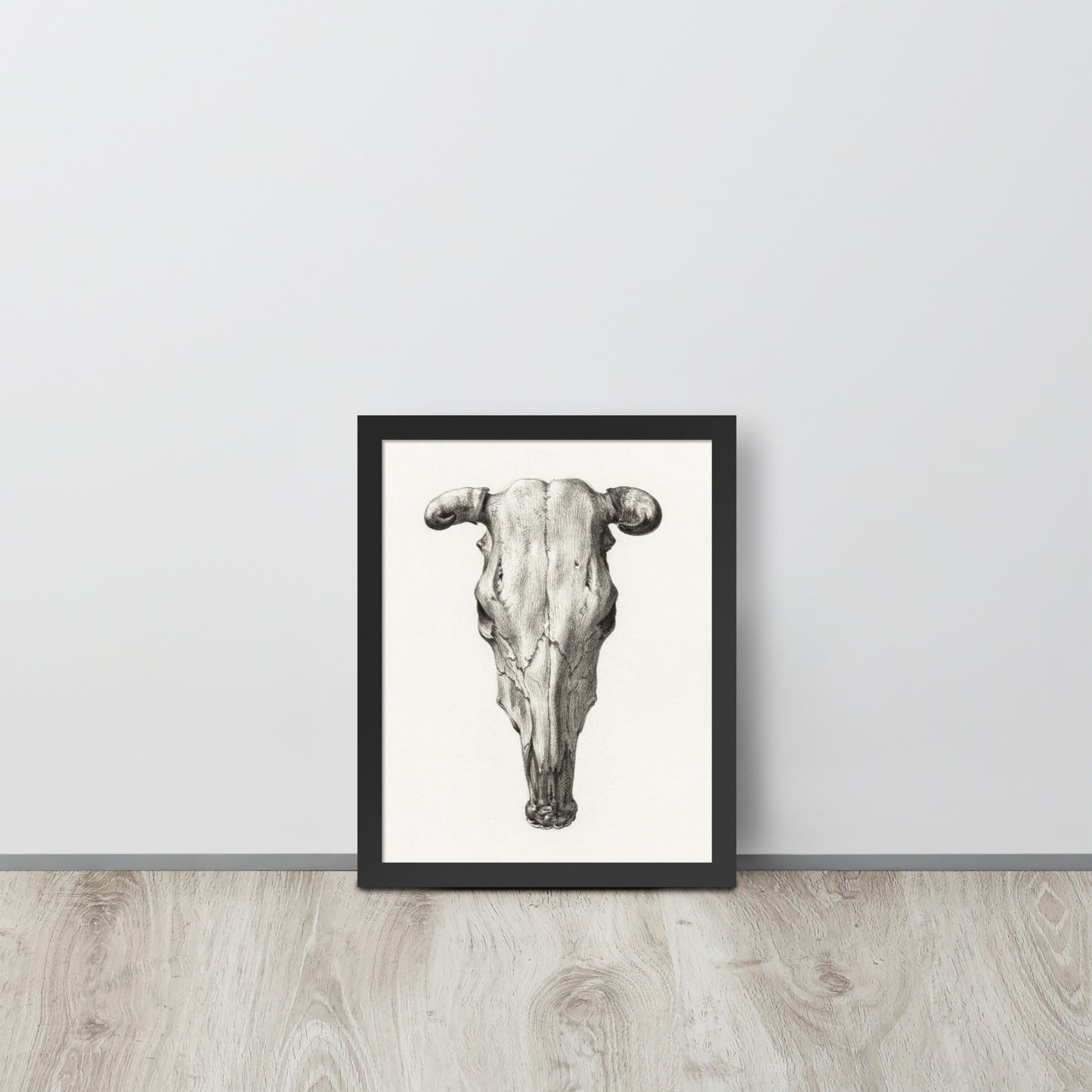 Vintage Cow Skull (1816) Indrammet plakat