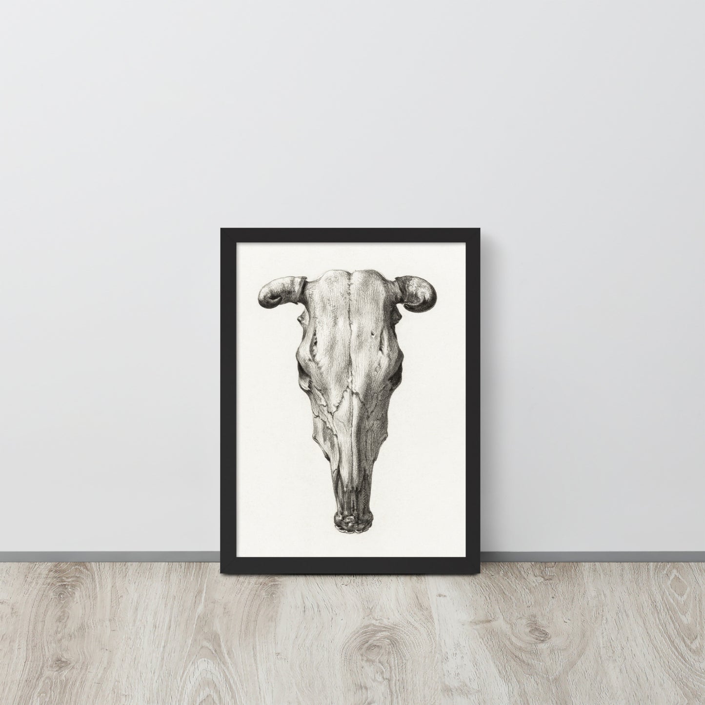 Vintage Cow Skull (1816) Indrammet plakat