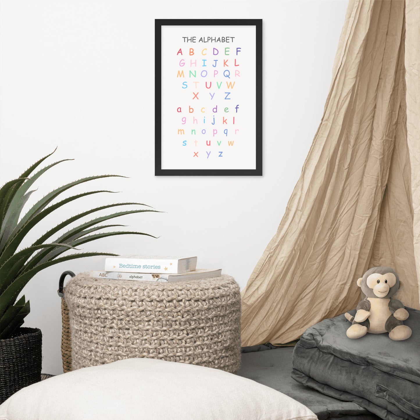 Kids Learning Alphabet (EN) Indrammet plakat