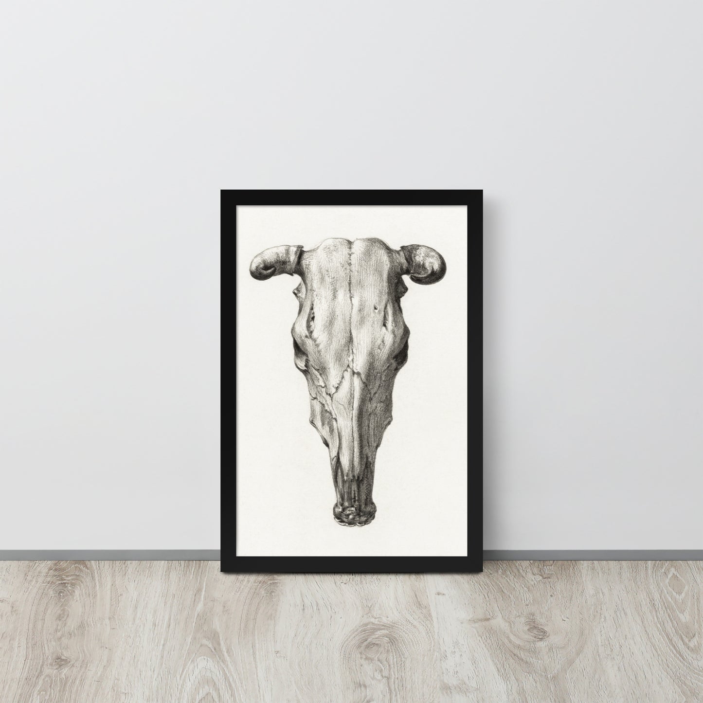 Vintage Cow Skull (1816) Indrammet plakat