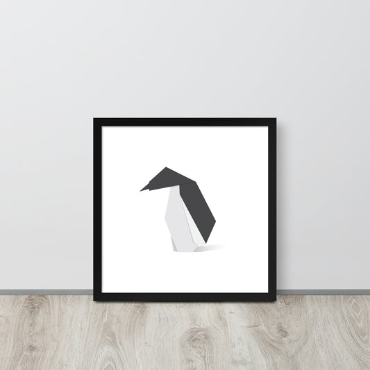 Origami Animals Penguin Indrammet plakat