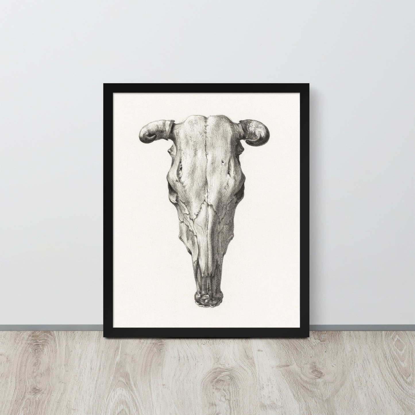 Vintage Cow Skull (1816) Indrammet plakat