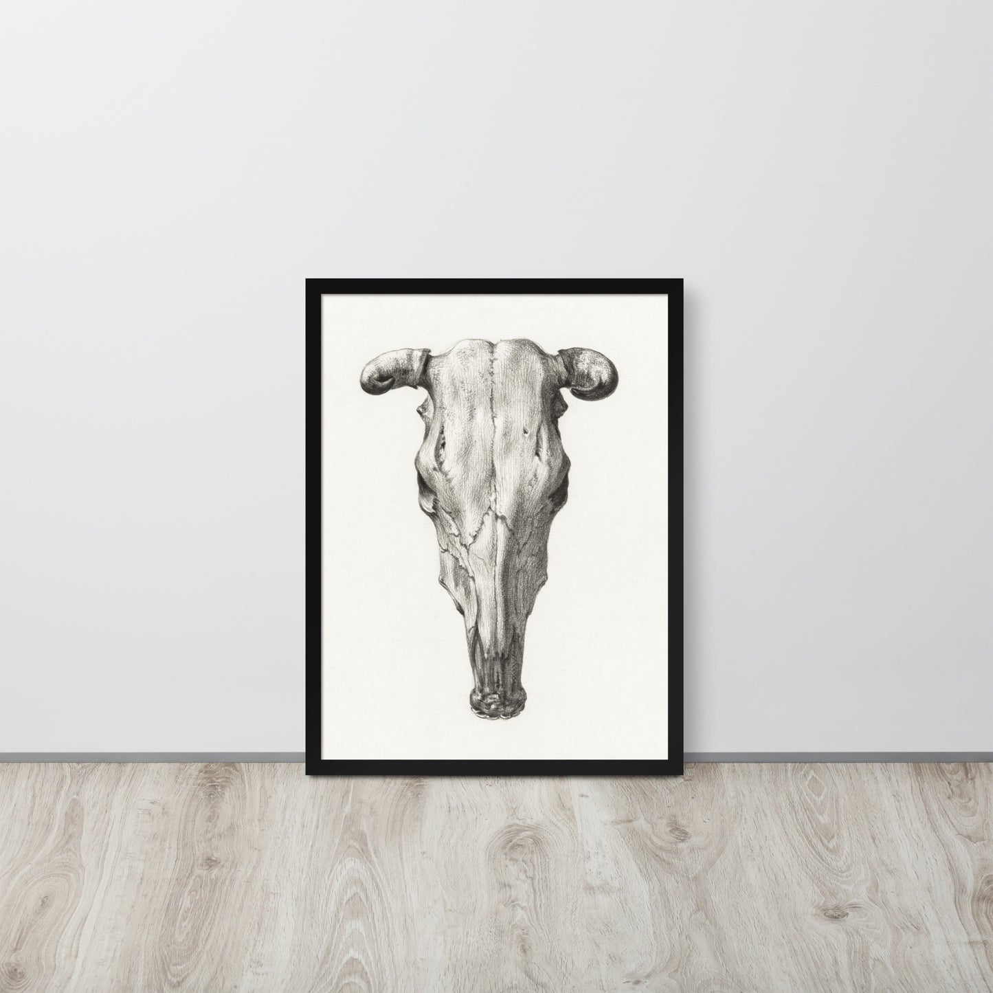 Vintage Cow Skull (1816) Indrammet plakat