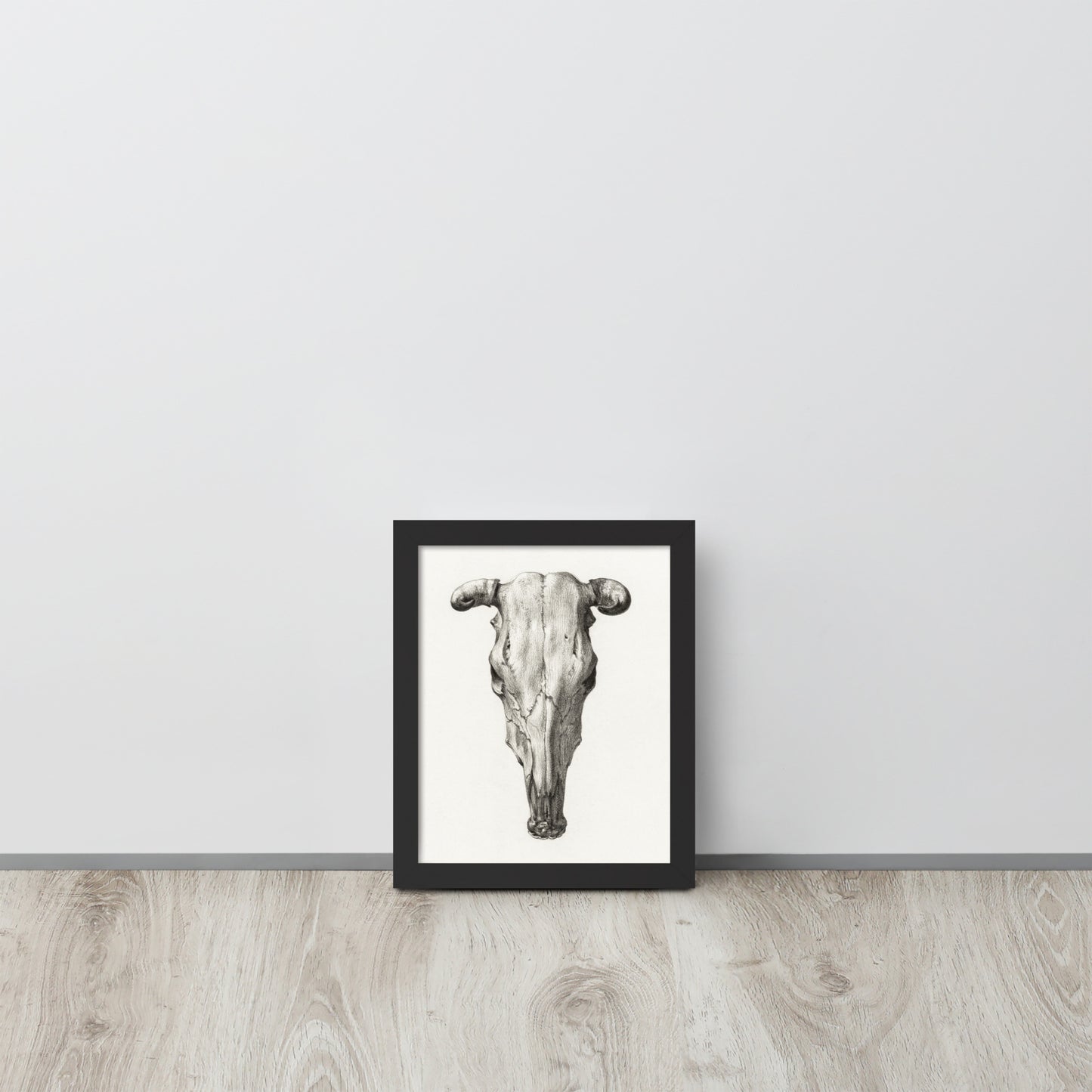 Vintage Cow Skull (1816) Indrammet plakat