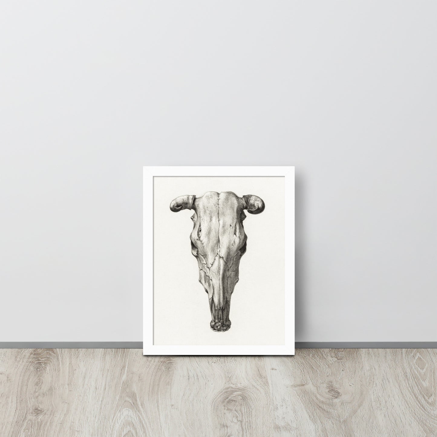 Vintage Cow Skull (1816) Indrammet plakat