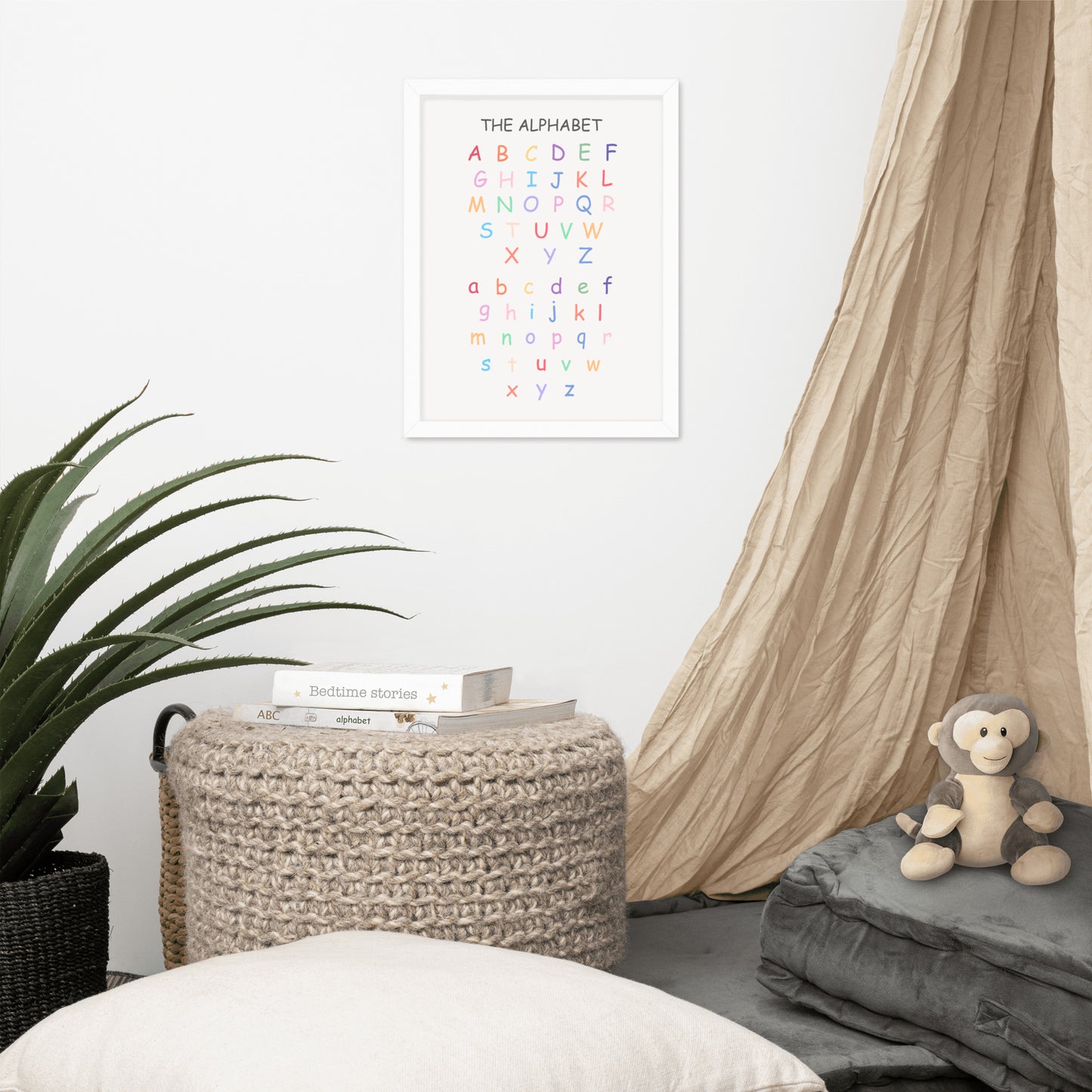 Kids Learning Alphabet (EN) Indrammet plakat