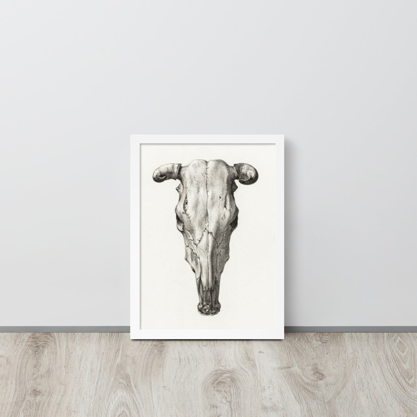 Vintage Cow Skull (1816) Indrammet plakat