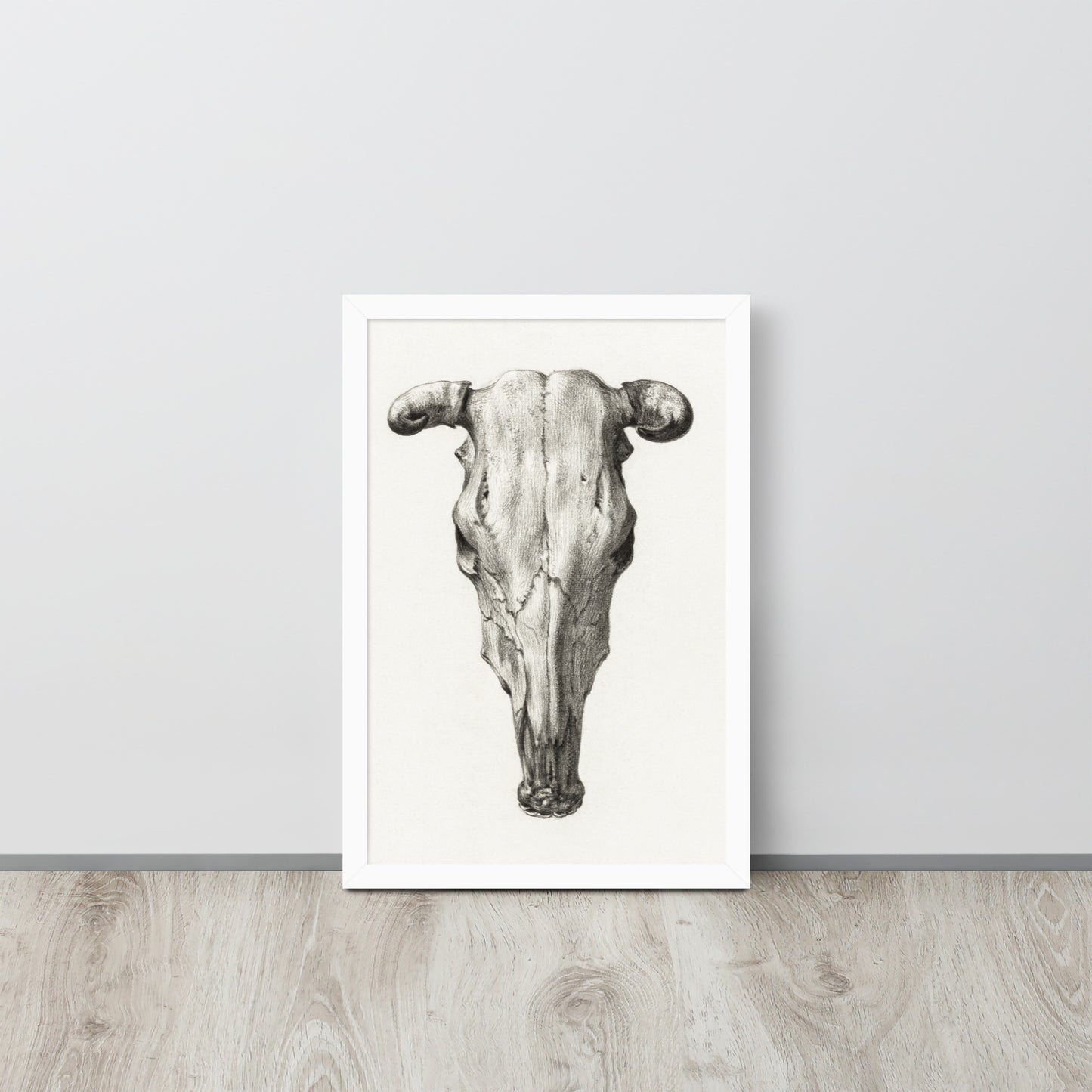 Vintage Cow Skull (1816) Indrammet plakat