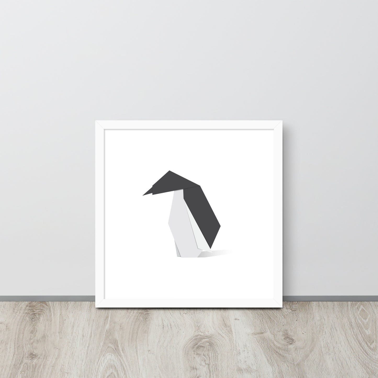 Origami Animals Penguin Indrammet plakat