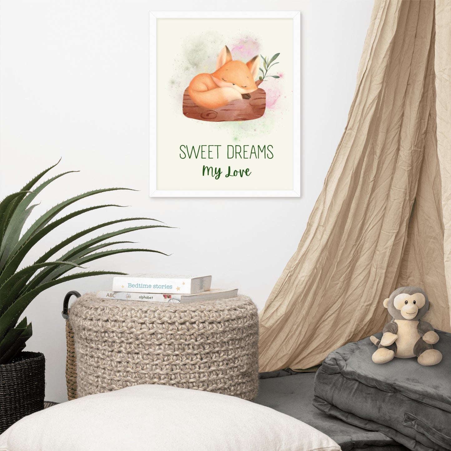 Sweet Dreams My Love Fox Indrammet plakat