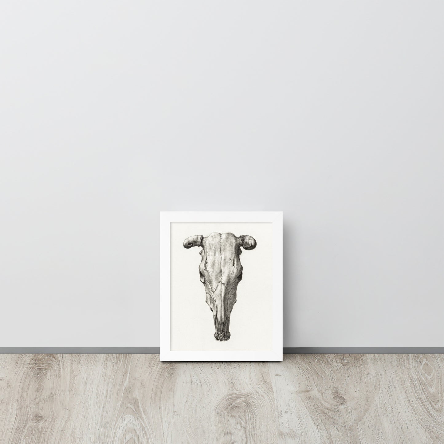 Vintage Cow Skull (1816) Indrammet plakat